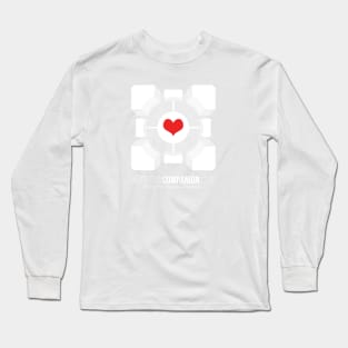 Weighted Companion Cube Loves You Long Sleeve T-Shirt